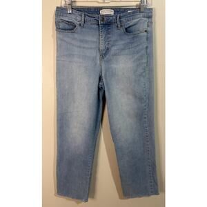 Social Standard by Sanctuary Women's High Rise Crop Straight Jeans Size 10‎